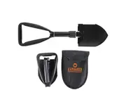 Wildtrak Folding Shovel with Pickaxe and Pouch
