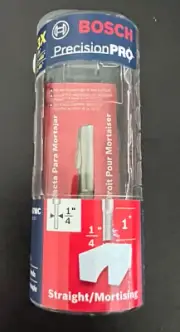 BOSCH 85987MC 1/4" Inch Solid Carbide-Tipped Straight Router Bit Brand NEW