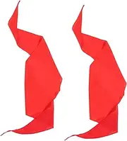 [GAROZATION] 2pcs Red Scarf Triangle Silk Scarf Red Children Triangle Scarf Triangle Hair Scarf Scarf Triangle Neck Scarf Scarves Hijab for Neck and Scarf Scarfs for Cloth