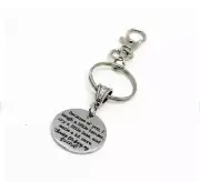 Thanks For Being My Friend Keychain, Friendship Gift, Because Of You, Girlfriend