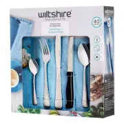 NEW Wiltshire Portofino 40 Piece Cutlery Set By Spotlight