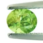 Splendid 0.68ct Oval Cut Green Color Natural Demantoid Garnet mined at Namibia