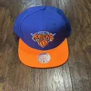 Mitchell & Ness NBA New York Knicks Snapback Hat Cap Men's Original Fit