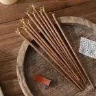 1 pair Reusable Deer Head Wood Chopsticks Wenge Japanese Chopsticks Gift
