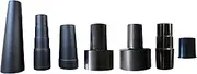 Dust Collection Fittings Shop Vac Hose Adapter Compatible With Dewalt, Ryobi, Craftsman, Rigid, Metabo Power Tools Dust Ports For Connecting To 2 1/2 Inch Dust Collector Hose / 2.5in wet dry vac hose