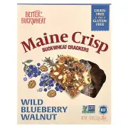 Maine Crisp Buckwheat Crackers, Wild Blueberry Walnut, 4 oz (113 g)