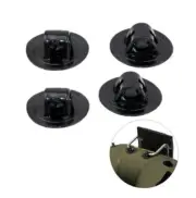 4pcs Black Engine Mounting Bracket Stand Holder for Kayak Boat Fishing Canoe
