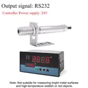 RS232 8-14μm Non-contact Infrared Thermometer Sensor Temperature Tool+Controller