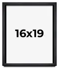 16x19 Shadow Box Frame Black | 1 Inches Deep Real Wood Farmhouse Shadowbox Displ