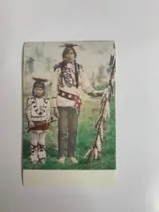 Father & Son Of Bungi Tribe Museum of American Indian Heye Foundation- Postcard