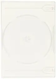 ELECOM DVD tall case standard size 2 Holds 10 pieces clear CCD-DVD06CR F/S Track