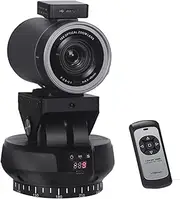 1Set YT1200 AI Auto Motorized Head Black Plastic Tracking Remote Control Head Stabilizer with Follow-Up Function for Phone Camera