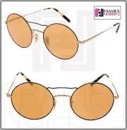 OLIVER PEOPLES NICKOL OV1214S 53mm Rose Gold Pink Peach Mirrored Sunglasses 1214