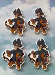 Planar resin pack flatback acrylic X 4 HALLOWEEN pirate tigger