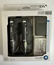 Black Nintendo DS Essential Kit W/Case, Screen Protectors, Stylus Pens Ds Lite