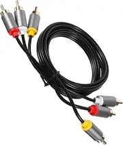 CONGARTENO Audio Stereo Cable to Durable Amplifier Cable for Speakers for Connecting Players
