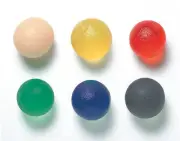 CanDo Gel Squeeze Ball, Standard Circular, 6-piece set