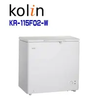 在飛比找鮮拾優惠-【Kolin 歌林】 KR-115F02-W 155L臥式 