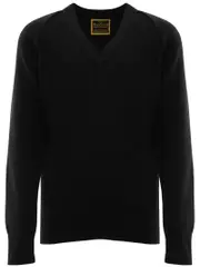 Black Wool Pullover