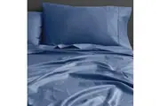 Canningvale Fitted Sheet Set Bedding Palazzo Royale 1000TC Blue