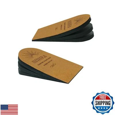 SIIHEA Adjustable Heel Lifts for Shoes, 1/4'' Height Increase Insoles for Ach