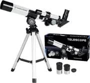 The Telescope Essential Stem Tool Childrens Refractor Telescope with 100X Mag