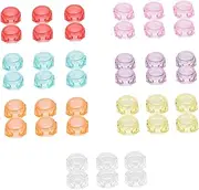 Beavorty Cosmetic Storage 40 Pcs Mini Cream Jars Travel Size Mask Spoon Makeup Spatula for Occasions