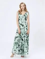 REVIEW Womens Size 12 Mimosa Maxi Print Dress NEW + TAGS RRP$299.99
