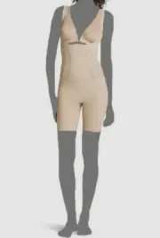 Commando Women's Beige Luxe Control Bodyshort Size M