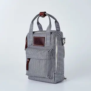 BAG PACK : BAG TO SCHOOL: NAVY STRIPE : PETITE