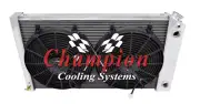 RC 3 Row DP Radiator 17x28",14" Fans,1.5,1.75 for 1973-1980 Chevrolet Blazer LS (for: Chevrolet)