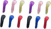 Baluue 2sets Hair Wrap for Women Quick Dry Bath Cap Shower Turban Night Hat Made of Soft Material Absorbent Comfortable Portable for Bath Travel 6pcs*2