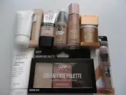 E.l.f. Halo Glow Medium, revlon longwear, e.l.f. concealers, natio primer, bb