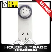 HPM Analogue Timer 24 Hour Slim Design D810SLIMDP