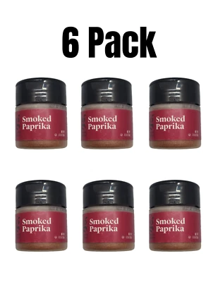 Good & Gather Smoked Paprika 6 Pack 1oz Plastic Bottle NEW