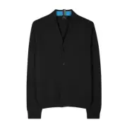 ⚡RARE⚡ PS PAUL SMITH Men's Black Wool Cardigan Size SMALL *NEW W/TAGS*