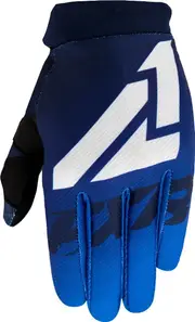 FXR Clutch Strap MX Gear Motocross Gloves, white-blue, Size L for Men White Blue