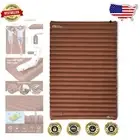 Ergonomic Backpacking Sleeping Mat with Built-In Foot Pump - 3.5'' Thick Comfort