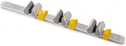 Joseph Joseph CleanTech Cleaning Utility Tool Storage Organiser Rail with 3 Adjustable Grips and 3 Hooks