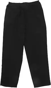 [CHICAMPERA] Chef Pants Xxl Breathable for Men and Women Oil and Easy to Wash for Kitchen and Restaurant Use Black