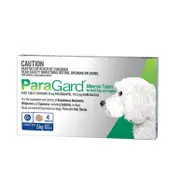 Paragard Blue 5kg Allwormer Tablet For Small Dogs & Puppies (4 pack)