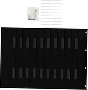 ARTIBETTER Wall Mount File Organizer for Classroom Office Stylish Over the Door Hanging Organizer with Pockets for Mail Magazines Files Easy to Install Black