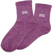 [STC] Diva Sequin Socks, Multi-Colour, Medium, multicoloured, Medium