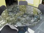 Elegance Look Labradorite Stone Dining Table- Kitchen Countertop Cyber Monday