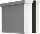 AOSKY Blackout Roller Shades Cordless Blinds for Windows 30" W x 72" H, Grey