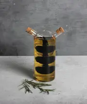 Gabel & Teller Borosilicate Double Wall Oil and Vinegar Bottle with Cork Lids