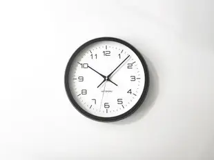 KATOMOKU muku clock 11 梣樹 黑色 (km-94B) 掛鐘 日本製造