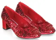 Dorothy Slippers Red Sequin Wizard of Oz Shoes 5 6 8 10