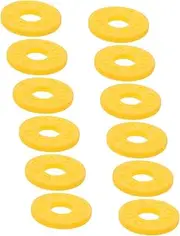 HYTROVE 12Pcs Guitar Strap Blocks Secure Electric Acoustic Guitar Strap Lock Accessories Easy to Install Versatile for Guitars Basses and Ukuleles Stylish Protection