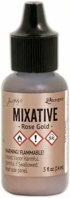 Tim Holtz Alcoholic Ink, Rose Gold